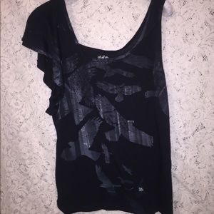 Black mudd 1 sleeve flutter tank too